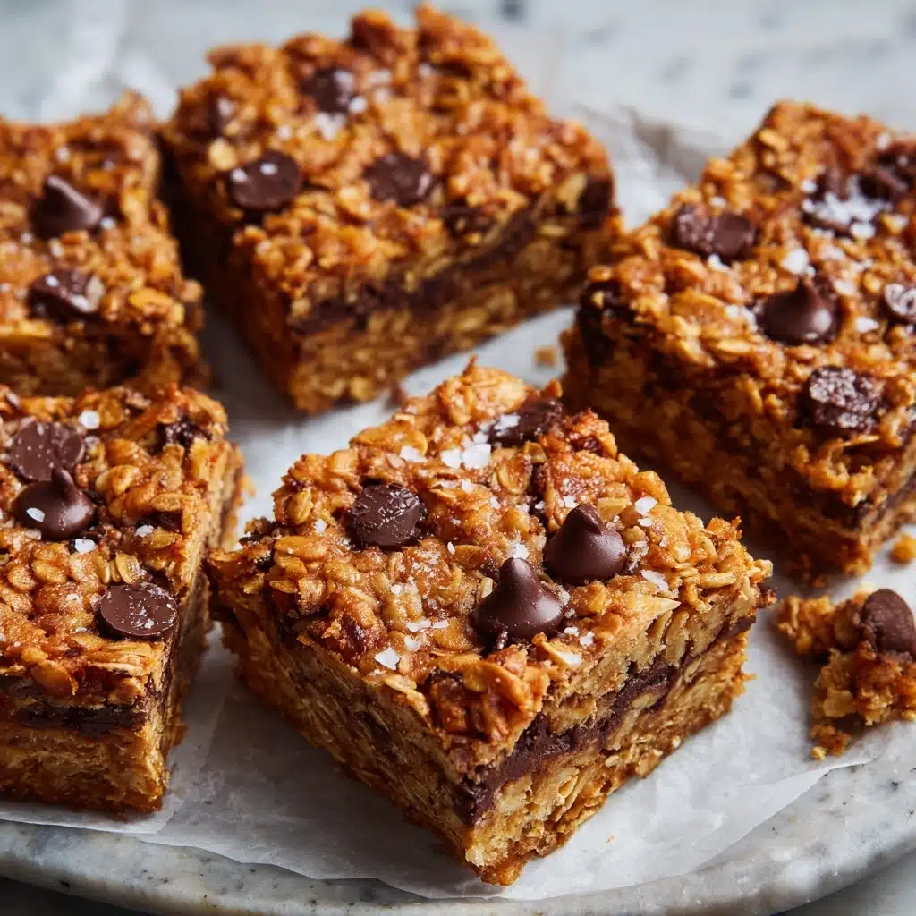 Healthy Chocolate Chip Oatmeal Bars Recipe