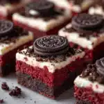 Cookies & Cream Red Velvet Brownies Recipe 7 Cookies & Cream Red Velvet Brownies Recipe