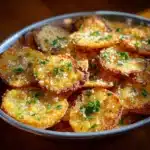 Crispy Garlic Parmesan Crusted Potatoes Recipe