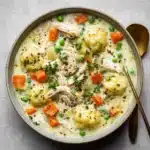 Healthy Chicken Pot Pie Soup Recipe