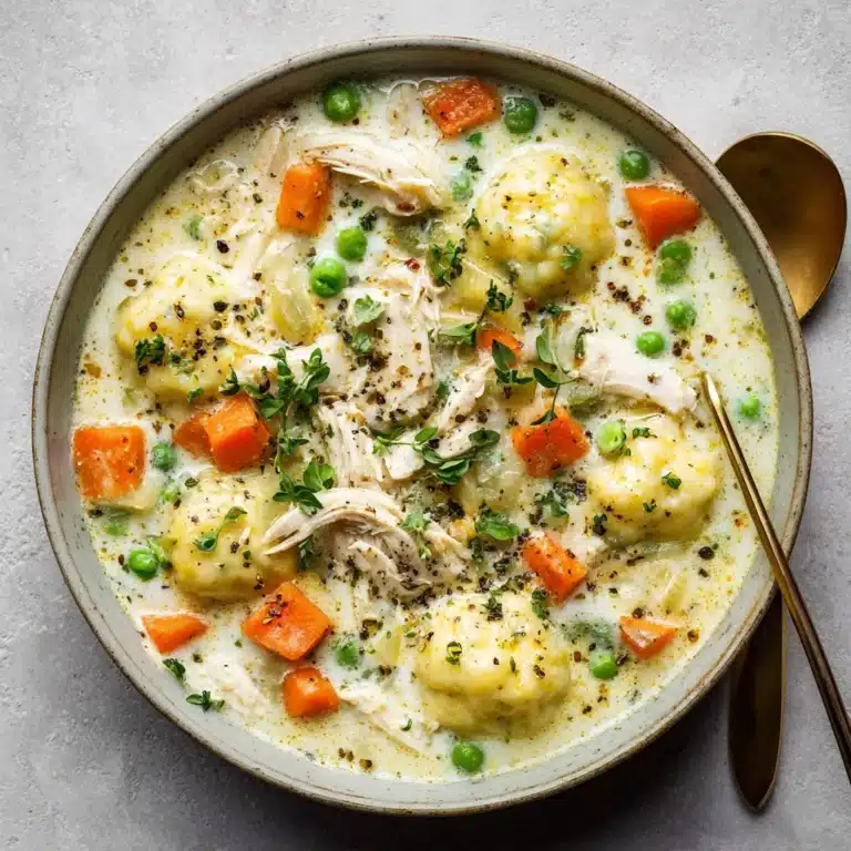 Healthy Chicken Pot Pie Soup Recipe