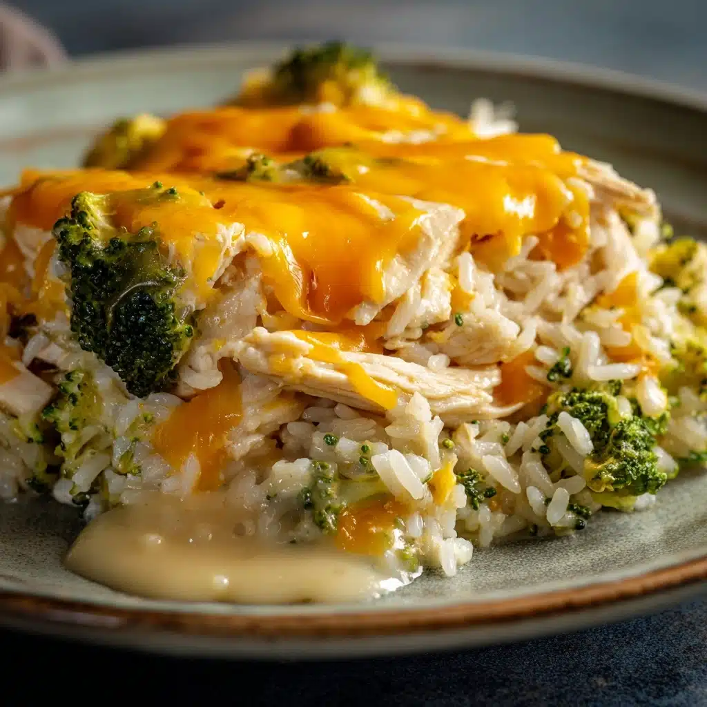 Crockpot Cheesy Chicken Broccoli Rice Recipe