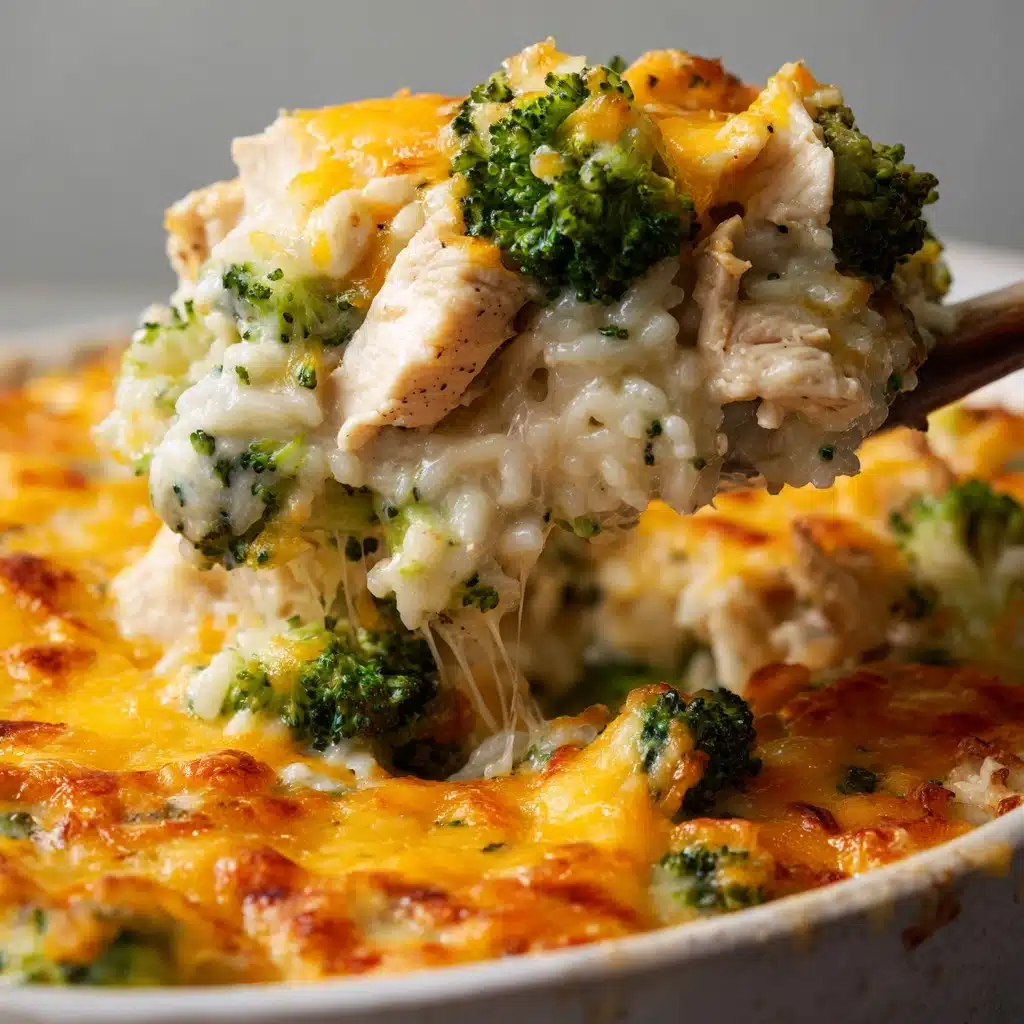 Cheesy Broccoli Chicken and Rice Casserole Recipe