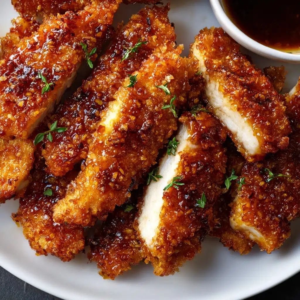 Air Fryer Honey Butter Garlic Chicken Tenders Recipe