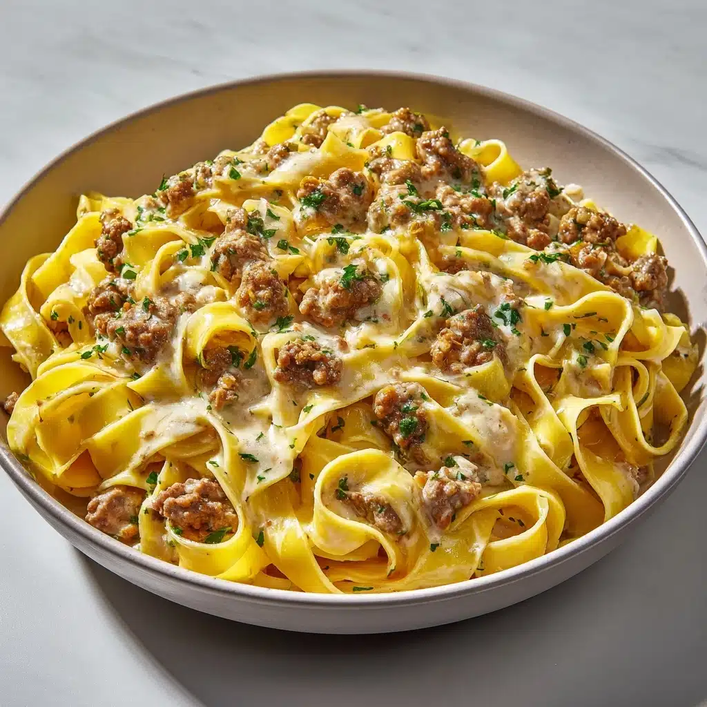 Ground Beef Alfredo Recipe 6 Ground Beef Alfredo Recipe - Recipe Image
