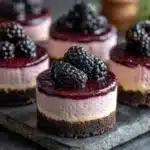 Blackberry Mini Cheesecakes Recipe