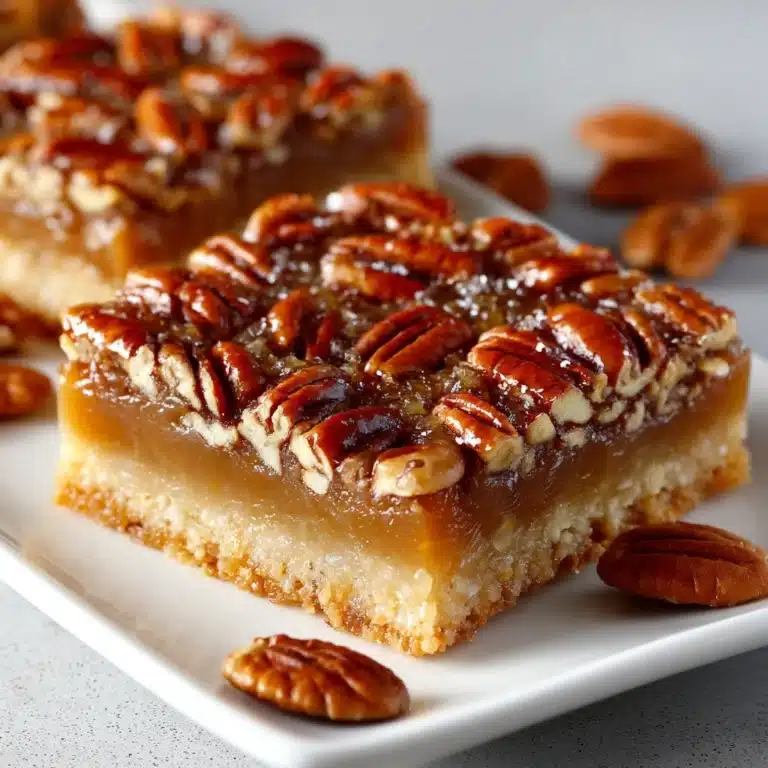 Easy Pecan Pie Bars Recipe