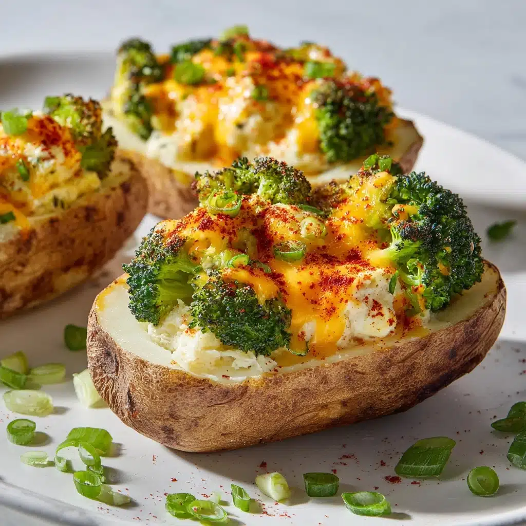 Broccoli Cheese Baked Potatoes Recipe