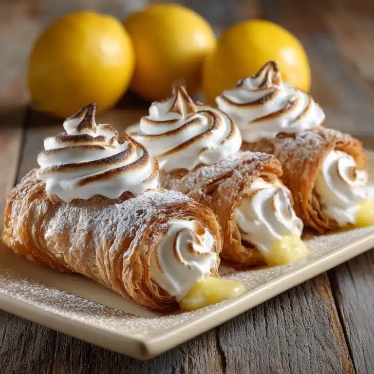 Lemon Meringue Pie Cannoli Recipe