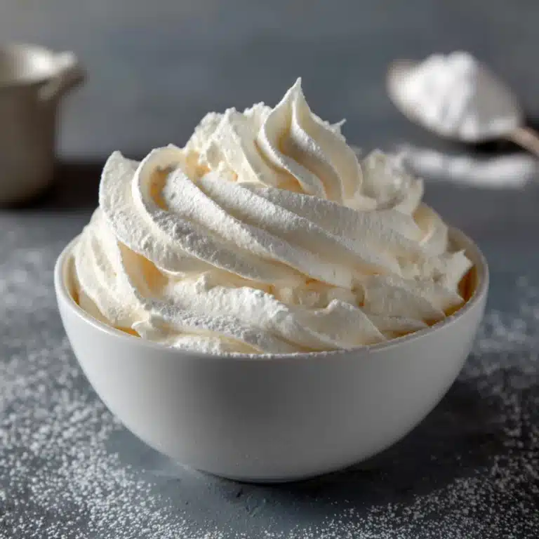 Homemade Whipped Cream Recipe