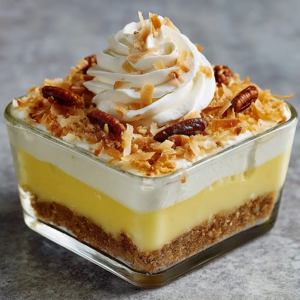 Coconut Cream Layered Dessert Recipe - Recipe Image