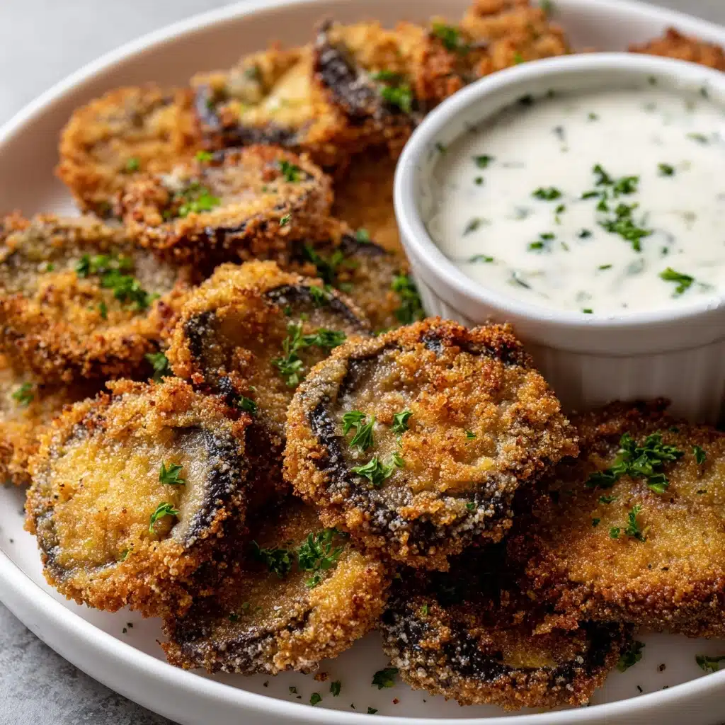 Fried Sliced Mushrooms with Ranch Recipe
