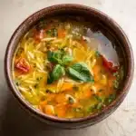 Summery Orzo Soup Recipe