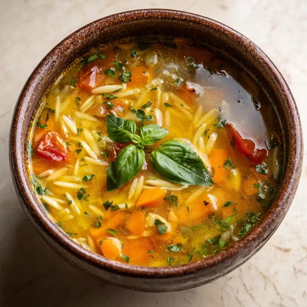 Summery Orzo Soup Recipe