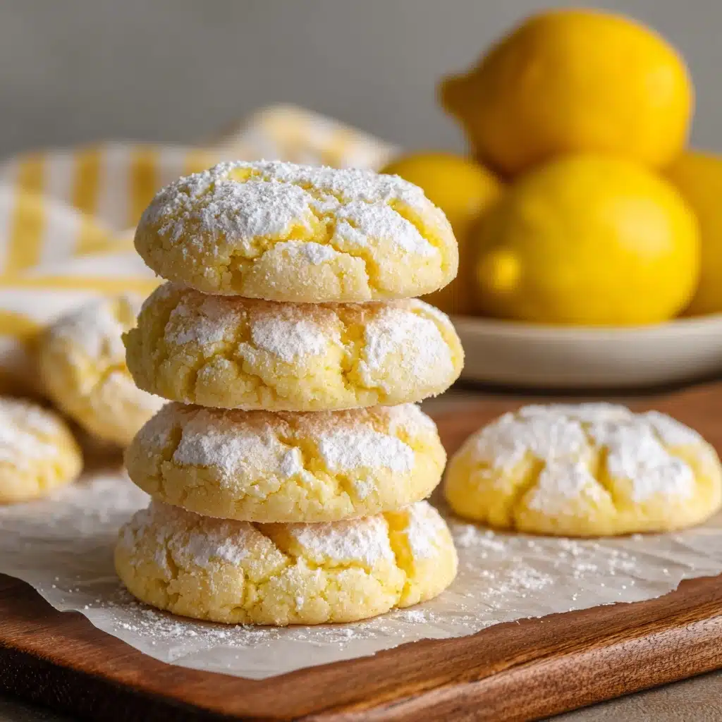 Lemon Cookies From Cake Mix Recipe - Recipe Image