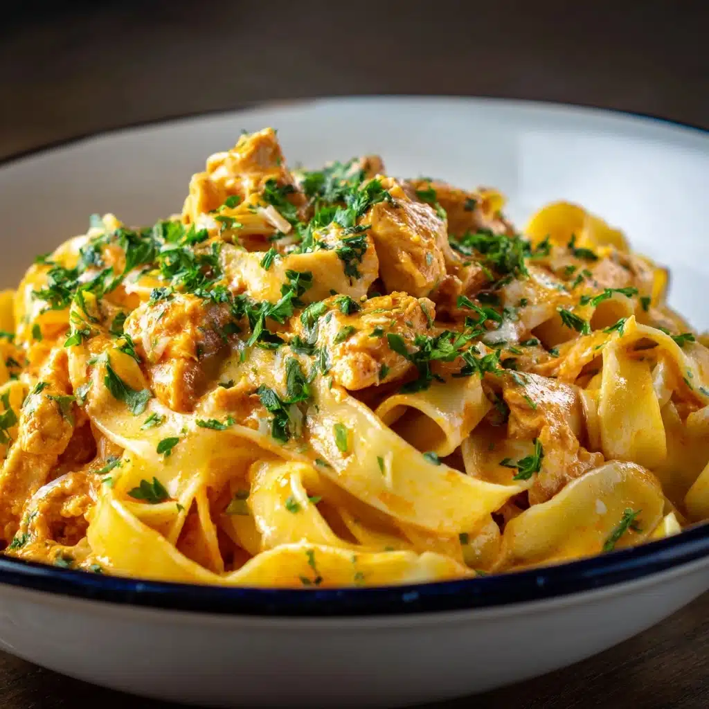 Cowboy Butter Chicken Linguine Recipe - Recipe Image