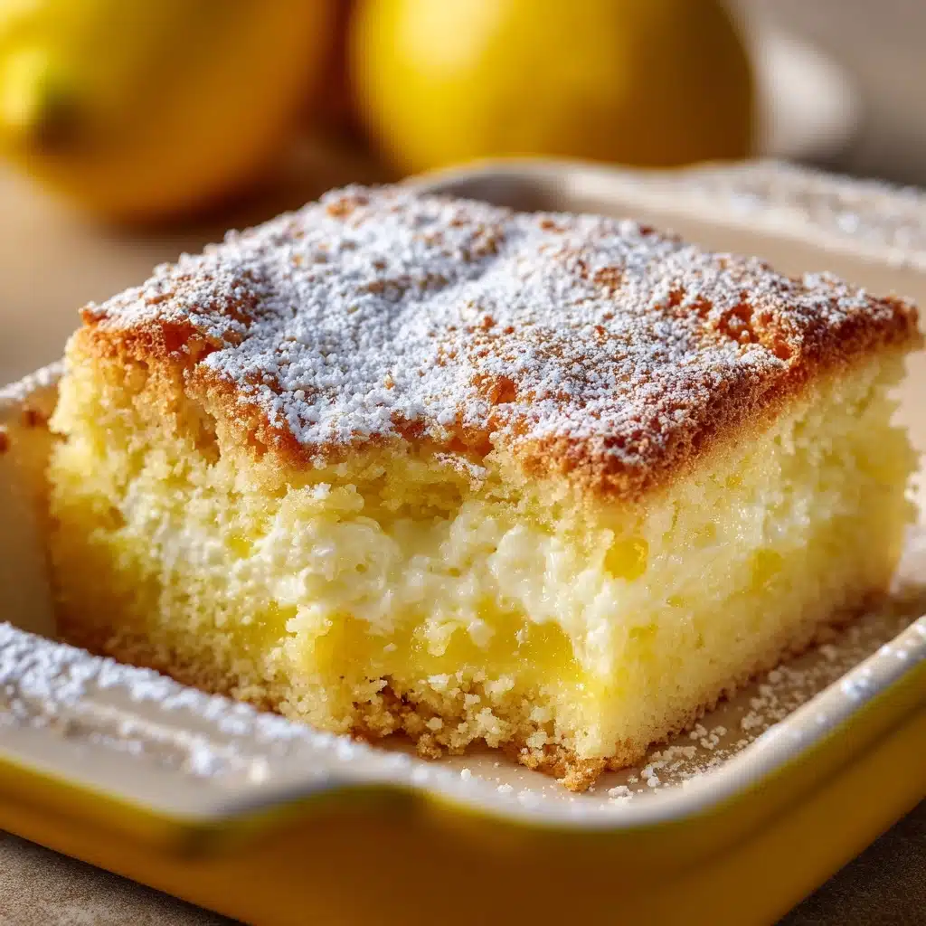 Lemon Cream Cheese Dump Cake Recipe - Recipe Image