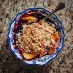 Summer Peach and Blueberry Cobbler Recipe