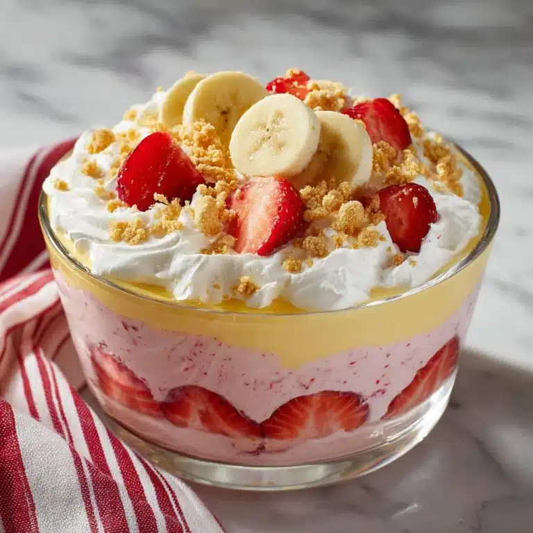 Strawberry Crunch Banana Pudding Recipe