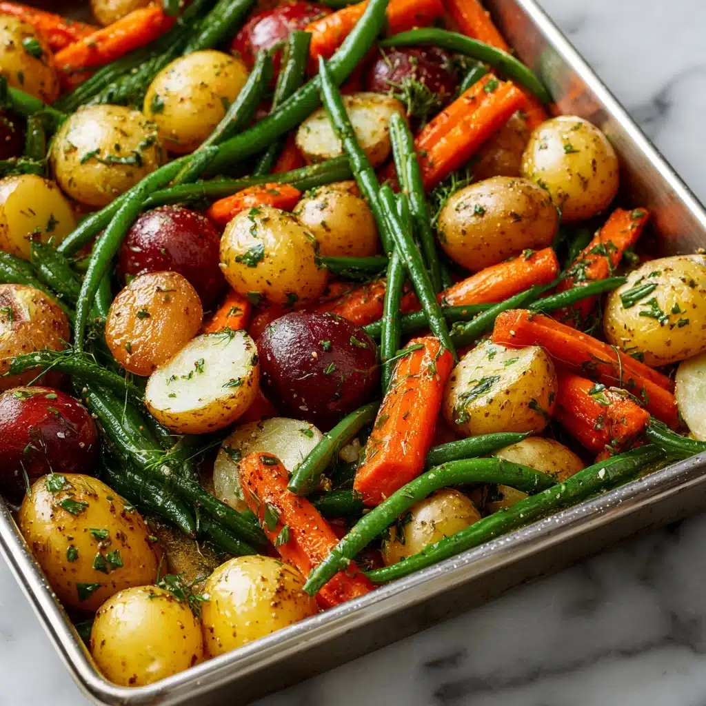 Garlic Herb Roasted Veggies Recipe