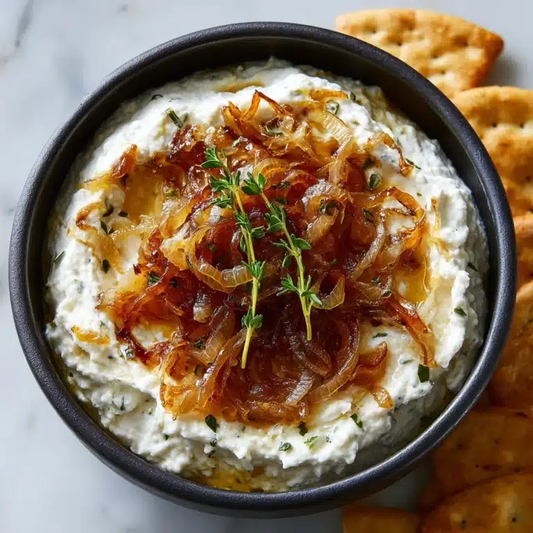 Creamy French Onion Dip Recipe