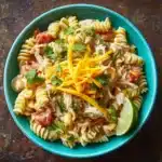 Crock Pot Salsa Ranch Chicken Pasta Recipe