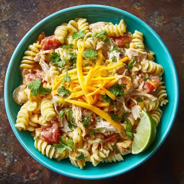 Crock Pot Salsa Ranch Chicken Pasta Recipe