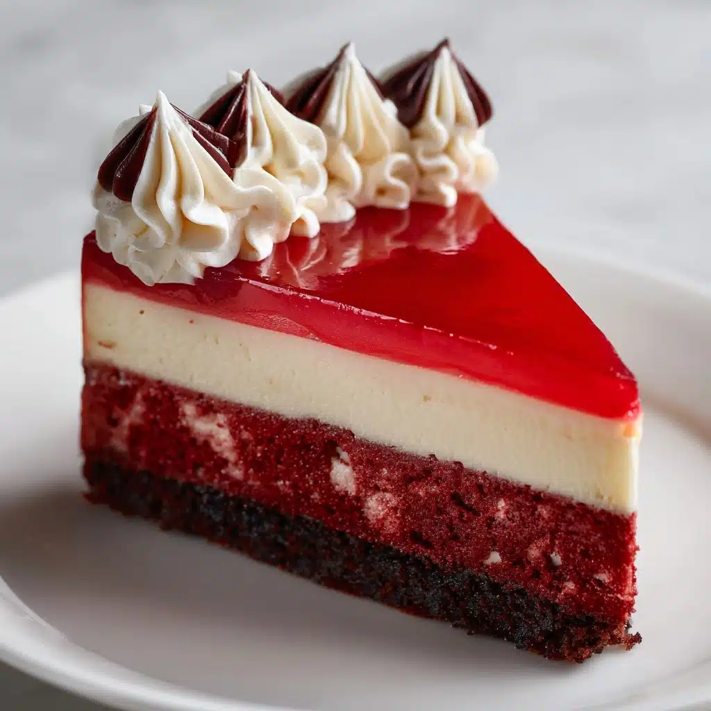 Homemade Red Velvet Cheesecake Recipe - Recipe Image