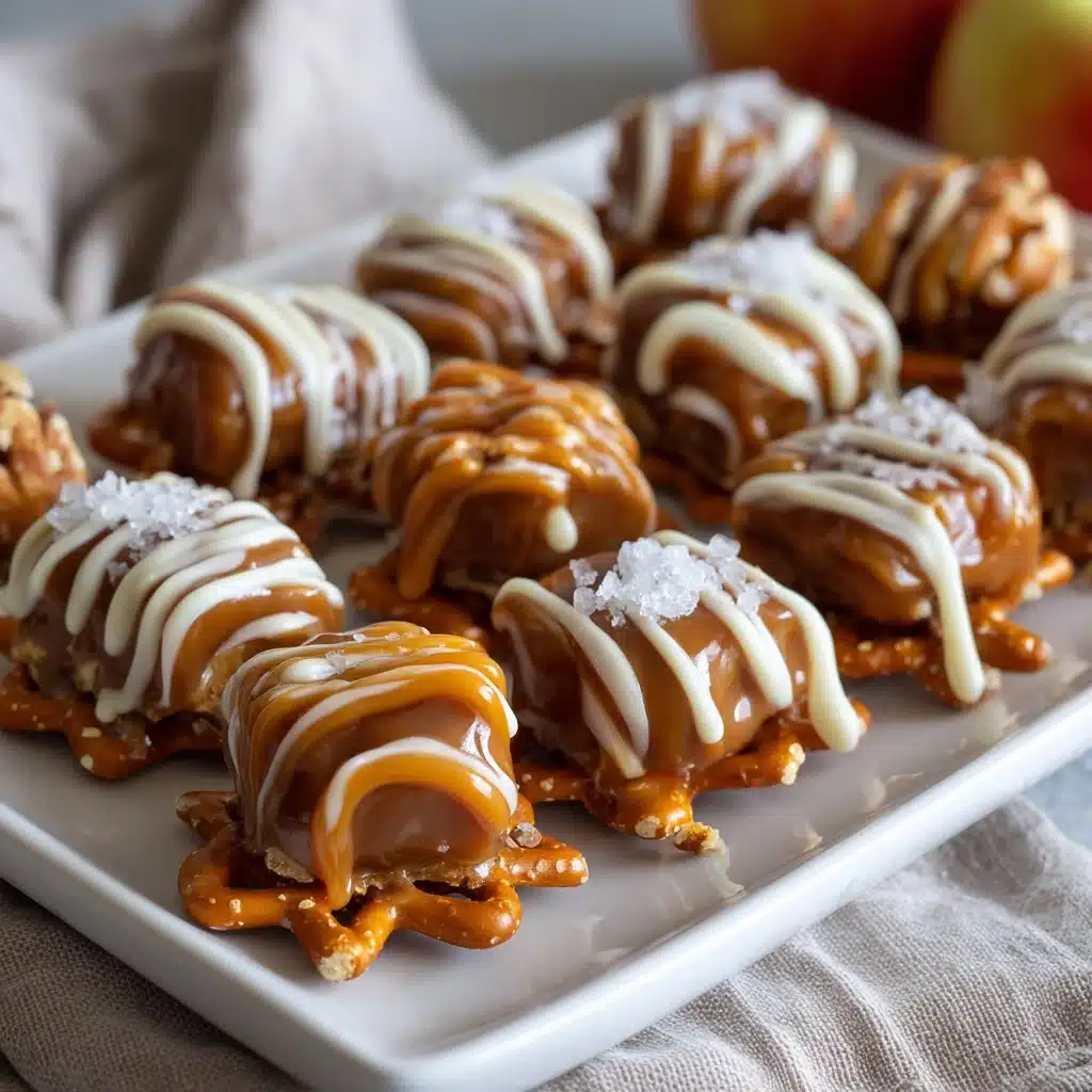 Caramel Apple Pretzel Bites Recipe - Recipe Image