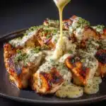 Grilled Chicken Bites with Creamy Garlic Sauce Recipe