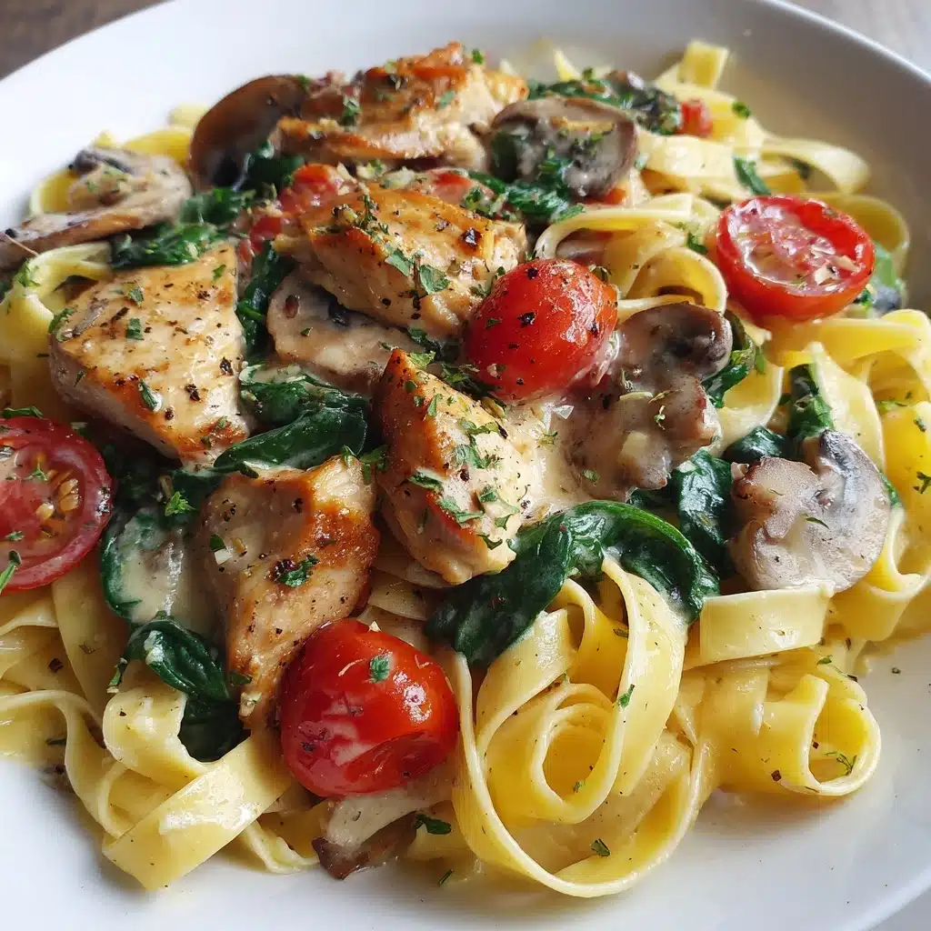 Creamy Tuscan Chicken Pasta Recipe - Recipe Image