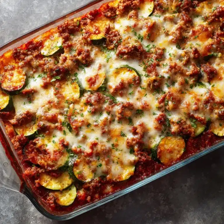 Ground Beef Zucchini Casserole Recipe