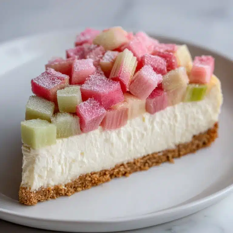 Rhubarb Cheesecake Recipe