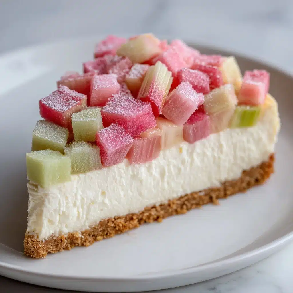 Rhubarb Cheesecake Recipe - Recipe Image