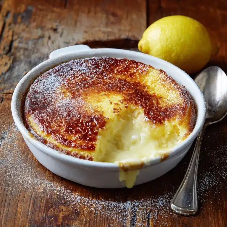 Baked Lemon Pudding Recipe