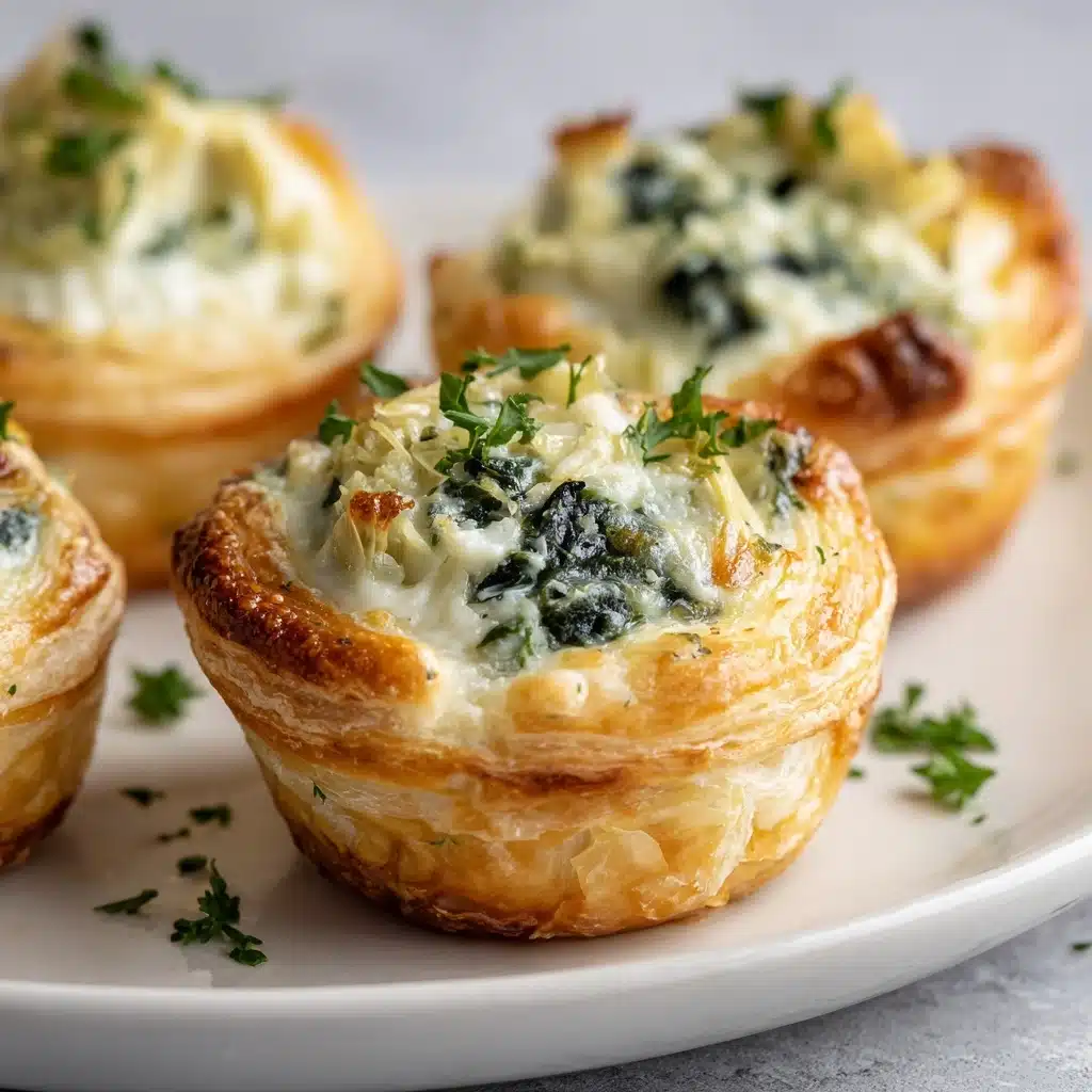 Cheesy Spinach and Artichoke Pinwheels Recipe - Recipe Image