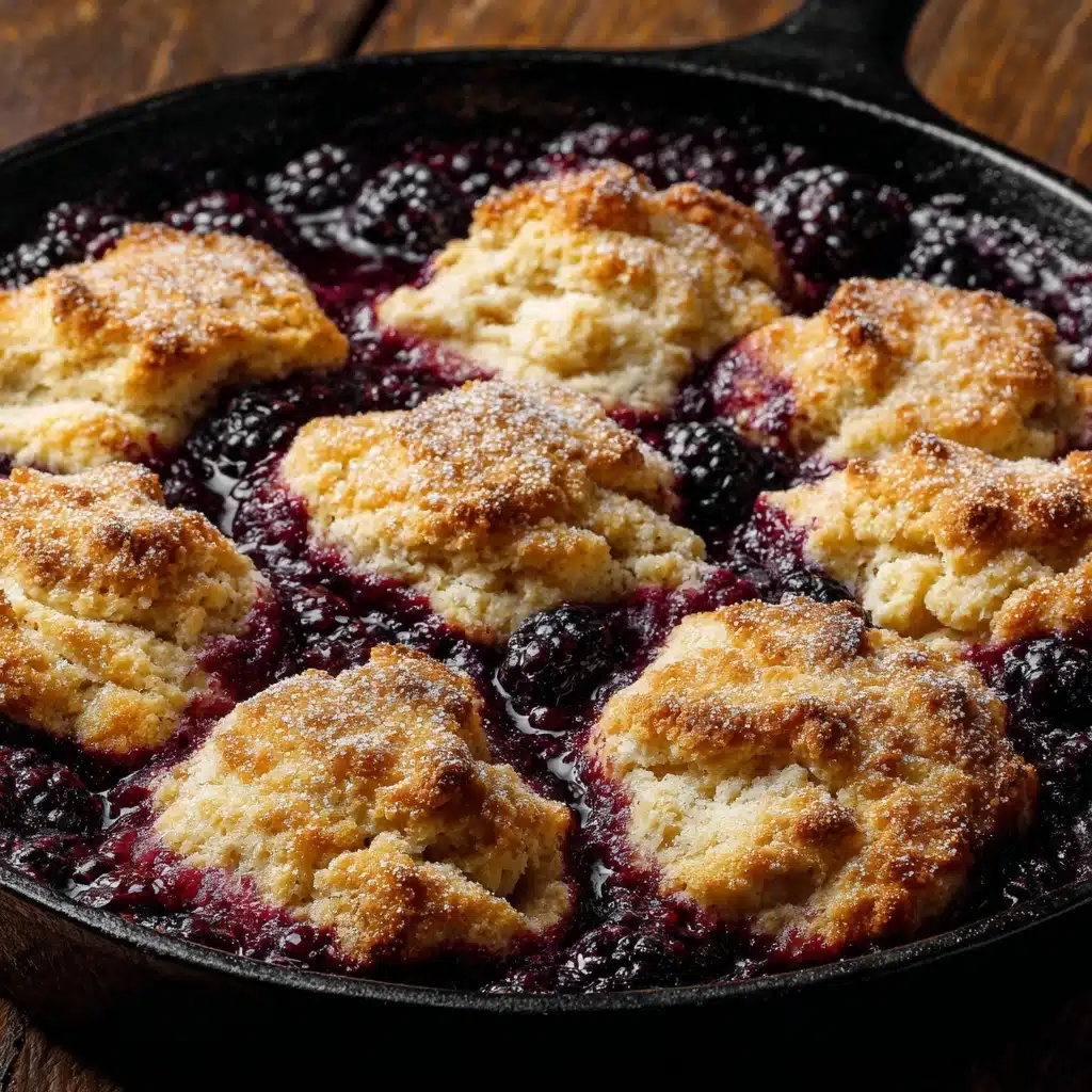 Easy Skillet Blackberry Cobbler Recipe