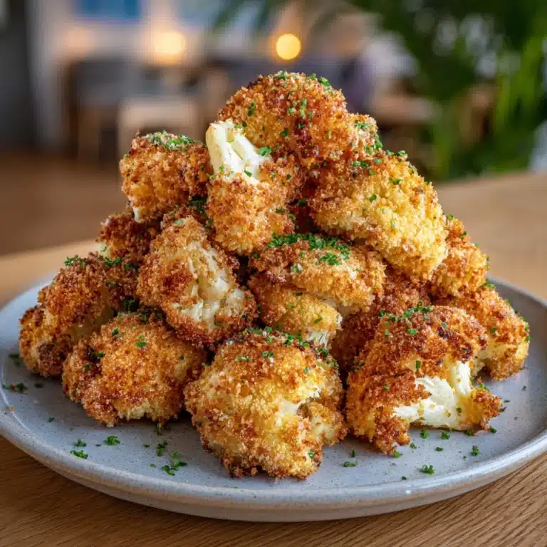 Golden Crispy Cauliflower Bites Recipe