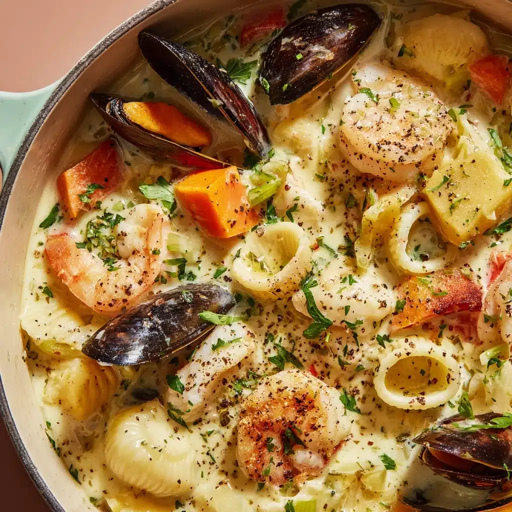 Creamy Seafood Chowder Recipe - Recipe Image