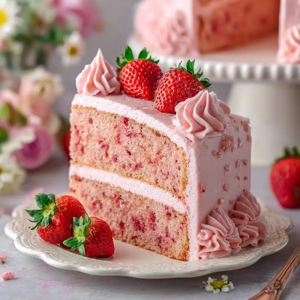 Strawberry Cake Recipe - Recipe Image
