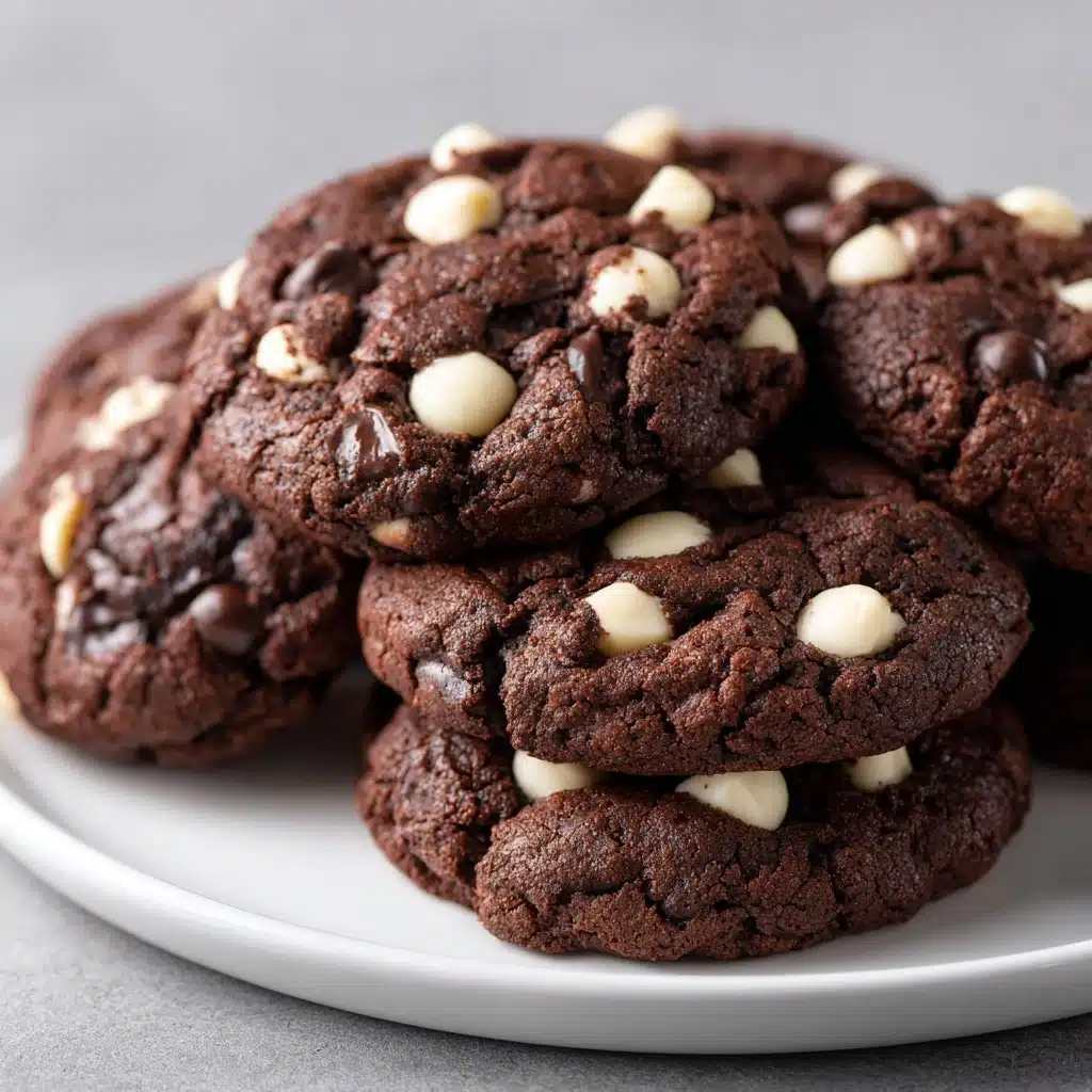 Flourless Triple Chocolate Cookies Recipe - Recipe Image