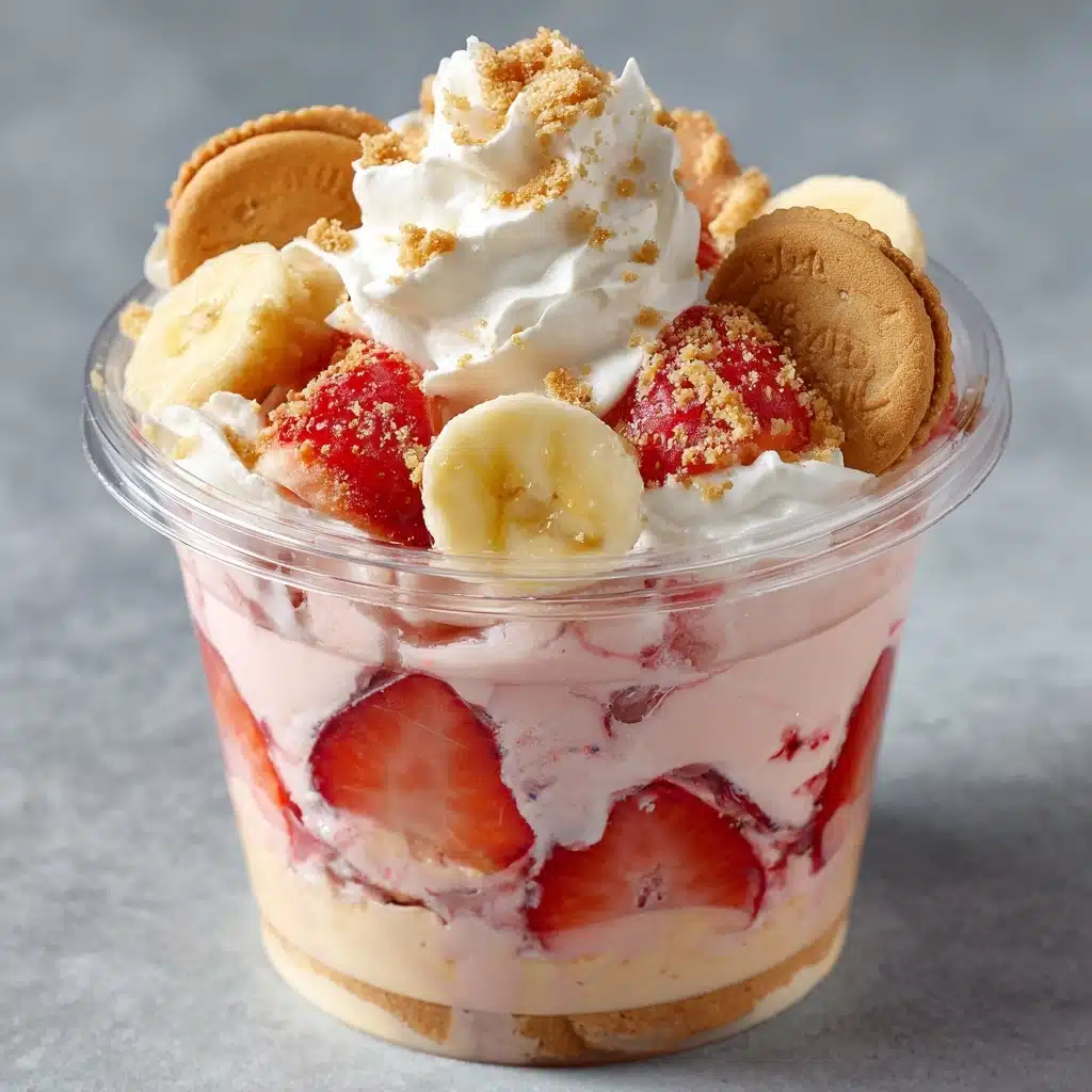 Strawberry Cheesecake Banana Pudding Recipe - Recipe Image
