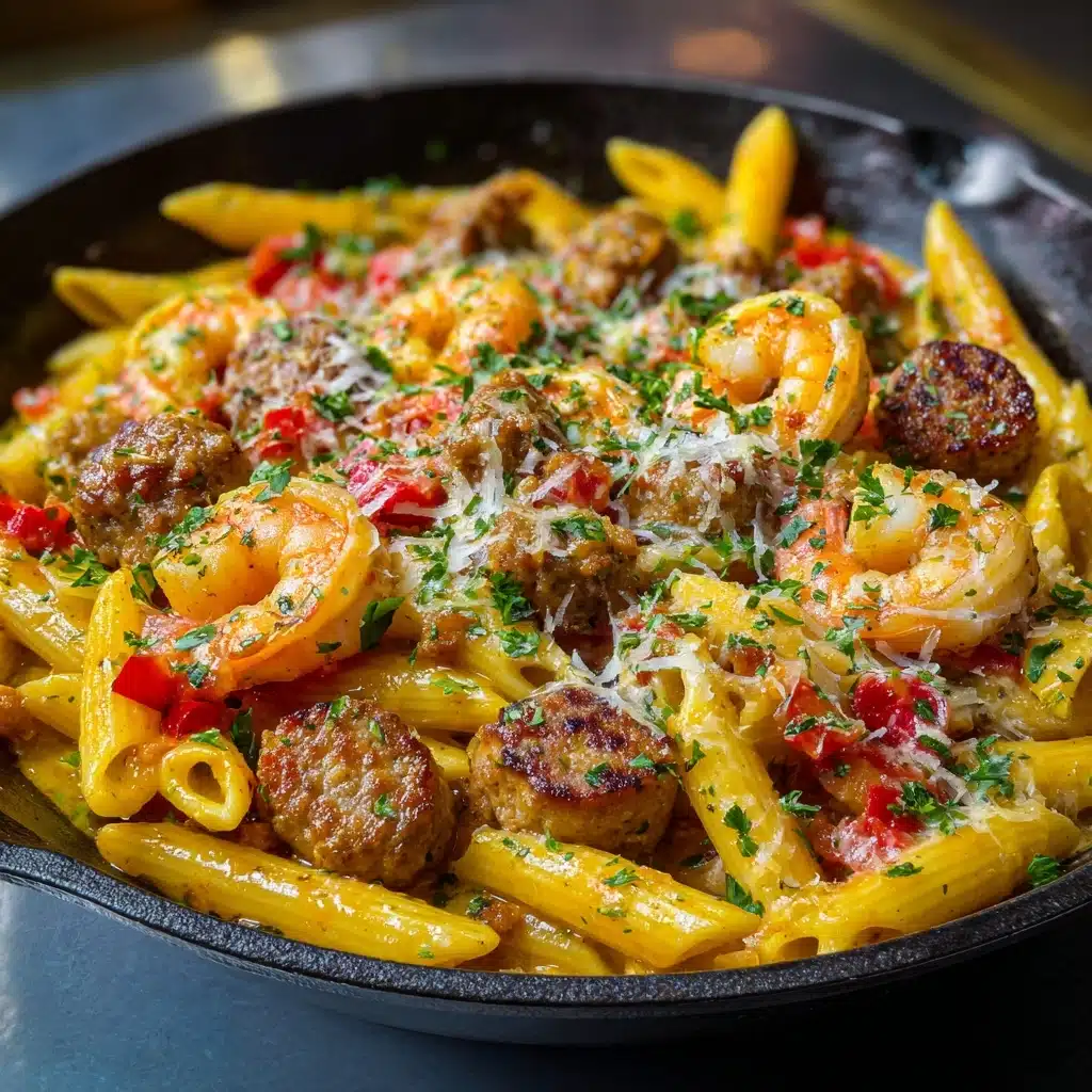 Cajun Shrimp and Sausage Pasta Recipe - Recipe Image