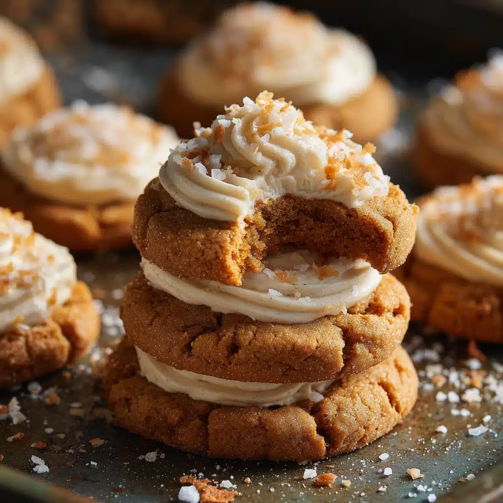 Healthy Soft Pumpkin Cookies with Salted Maple Frosting Recipe - Recipe Image