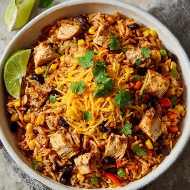 Instant Pot Weeknight Chicken and Rice Burrito Bowls Recipe