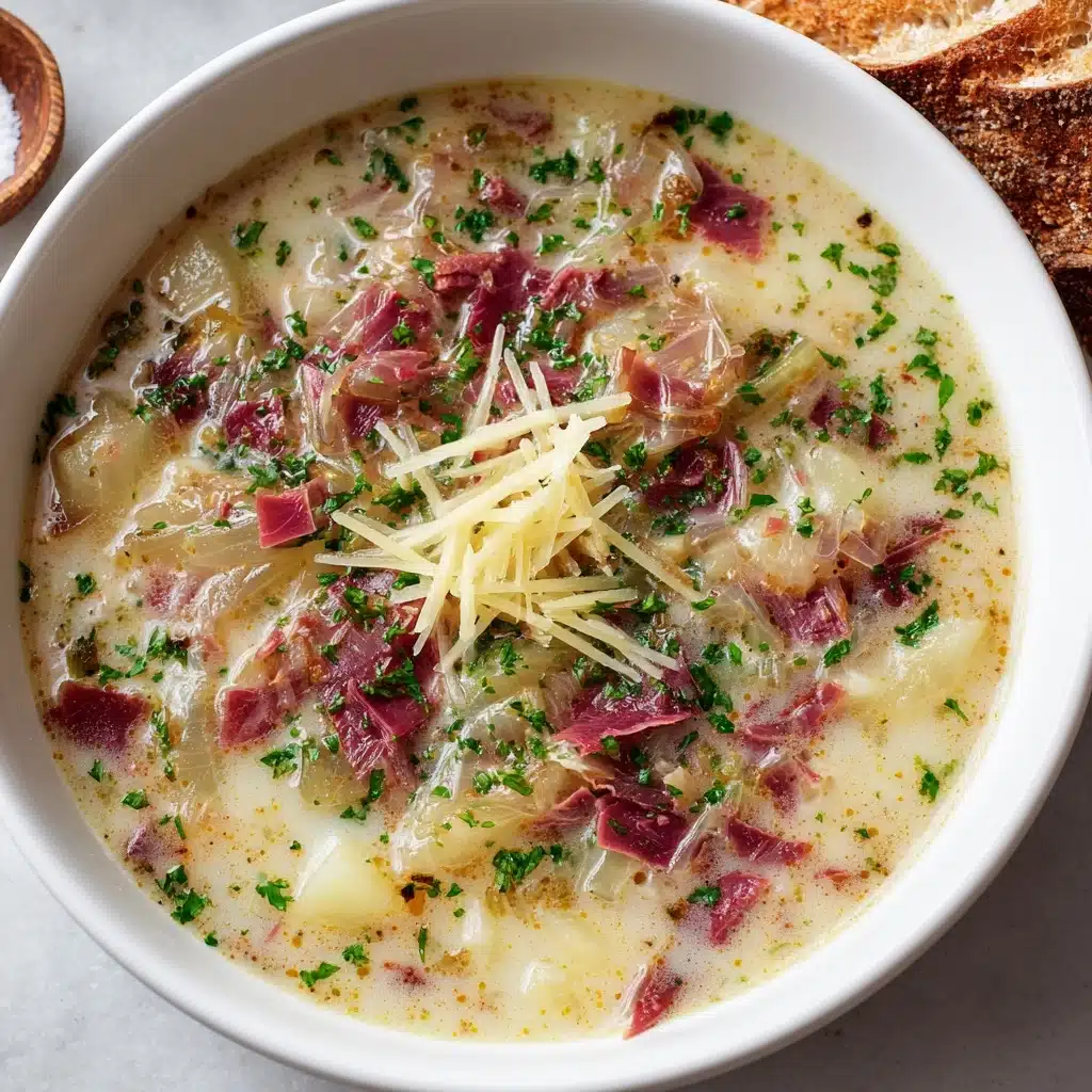 Easy Creamy Reuben Soup Recipe