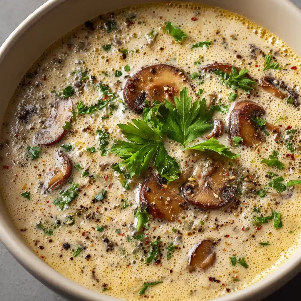 Creamy Mushroom Soup Recipe - Recipe Image