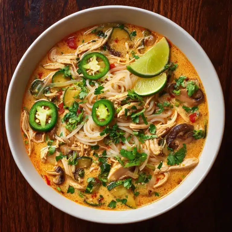 Easy Thai Chicken Curry Soup Recipe