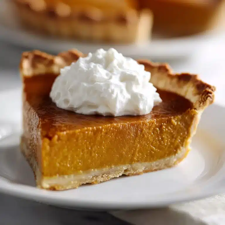 Easy Pumpkin Pie Recipe
