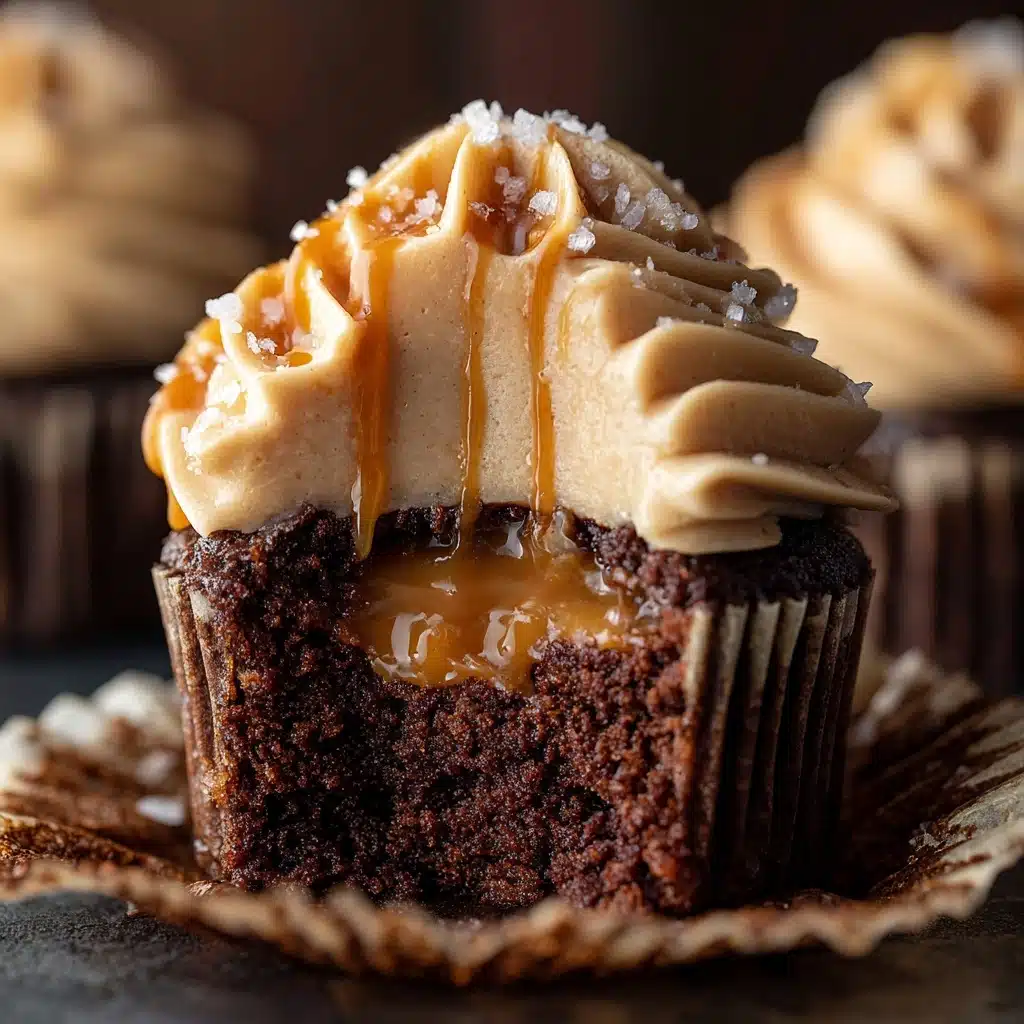 Irresistible Salted Caramel Lava Cupcakes Recipe - Recipe Image